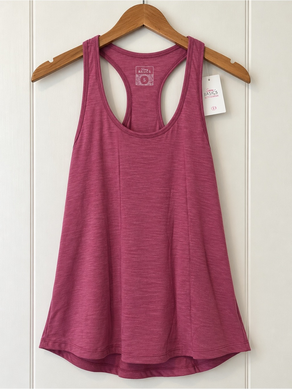Sexy Basics Raspberry Racerback Swing Tank Top Size Small NWT
